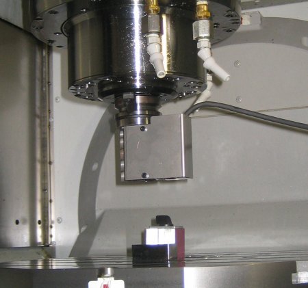 Laser measurement test of a flat surface.