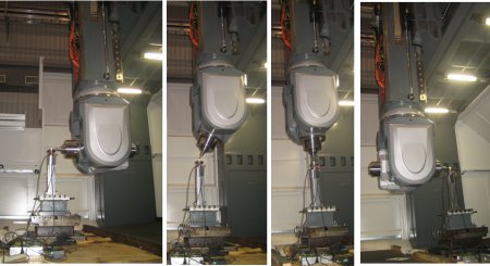 Test procedure for a spindle-side rotary axis.