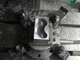 Machining of a testpiece.